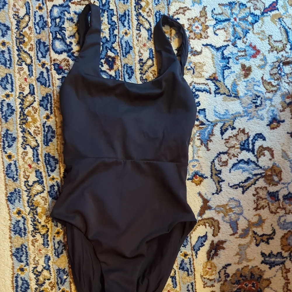 Left On Friday Black Swimsuit Med Tall Flawed